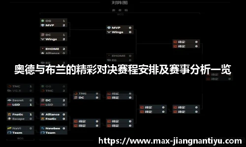 奥德与布兰的精彩对决赛程安排及赛事分析一览