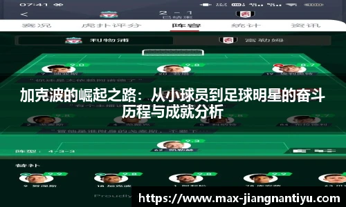 加克波的崛起之路：从小球员到足球明星的奋斗历程与成就分析